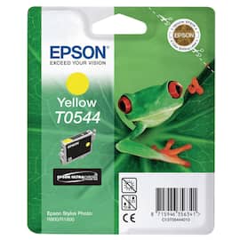 Epson Bläckpatron, T0544, C13T05444010, Frog, ULTRACHROME, gul, singelförpackning produktfoto