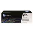 HP Original Toner, HP 305A, CE410A, Schwarz Artikelbild