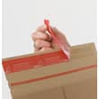 ColomPac Karton-Versandtasche mit Haftklebeverschluss und Aufreißfaden, 235x340x-35mm (A4), Braun, 100 Stück pro Packung, 3 Packungen Artikelbild Secondary3 S