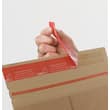 ColomPac Karton-Versandtasche mit Haftklebeverschluss und Aufreißfaden, 250x340x-50mm, Braun, 100 Stück pro Packung, 3 Packungen Artikelbild Secondary3 S