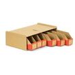 Pressel Kleinteile-Magazin Braun/Rot, 60 x Boxen 65mm + 10 x Korpus, 1 Set (vorher Art.Nr. 916103) Artikelbild