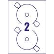 Avery Etikett CD laser/inkjet produktfoto Secondary3 S