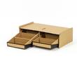 Pressel Kleinteile-Magazin Braun/Schwarz, 20x Boxen mit 3 Fächern + 10x Korpus Artikelbild Secondary1 S