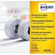 Avery ablösbare Etiketten für Preisauszeichnung, weiß, 12x26mm, 10 Rollen pro Packung Artikelbild