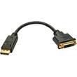 LINDY Adapterkabel DP/DVI-D, schwarz, 15cm, 1 Stück Artikelbild Secondary1 S