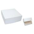 Daily Plus Tortenkarton mit Klappdeckel und Frontklappe, Kuchenbox, 320x320x120mm, weiß, 80 Stück Artikelbild