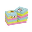 Post-it® Super Sticky Notes Haftnotizen Miami, 48x48mm, 90 Blatt pro Block, 12 Blöcke, 1 Packung Artikelbild
