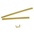 Verschlussclip mit Drahtkante, gold, 8x120mm, 3 Packungen Artikelbild