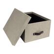 Bigso Box Förvaringsbox med lock kartong linne produktfoto Secondary2 S