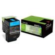 Lexmark Original Toner 802HC, 80C2HC0, Lasertoner, Tonerkartusche, Cyan, 1 Stück Artikelbild