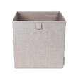 Oppbevaringsboks BIGSO kube beige produktbilde