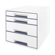 Leitz Schubladenbox WOW CUBE, Ladenturm, Büroset, grau, 287x363x270mm, 1 Stück Artikelbild