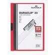 Durable Klemmhefter DURACLIP 30, Klemmmappe, für DIN A4, rot, 1 Stück Artikelbild