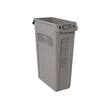 Rubbermaid Commercial Products Slim Jim Container, Abfallbehälter, Abfalleimer, Mülleimer, 87L, grau, 56x28x76,2cm, Kunststoff, 1 Stück Artikelbild