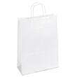 Papiertragetasche Torino M, Geschenktaschen, 260x120x350mm, weiß, 250 Stück Artikelbild