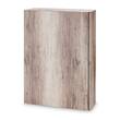 Flaschenkarton für 3 Flaschen ''Wood'', braun in Holzoptik, 250x90x360mm, 25 Stück Artikelbild