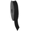 Satinband breit, Geschenkband, Textilband, schwarz, 25mm x 50m, 5 Rollen Artikelbild