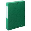 Exacompta Dokumentenbox Exabox, Ablagebox mit Gummi, Manilakarton, A4, 60mm, grün, 1 Stück Artikelbild Secondary1 S