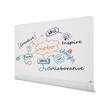 Nobo Whiteboard, Glastavla i widescreenformat, väggmonterad, med rundade hörn, magnetisk glasyta, 57'', klarvit produktfoto Secondary3 S