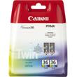 Canon Original Tintenpatrone CLI-36 PM, Druckerpatrone, Vierfarbig, Twin Pack, 1 Packung Artikelbild Secondary1 S