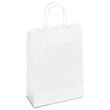 Papiertragetasche Torino S, Geschenktaschen, 220x100x310mm, weiß, 250 Stück Artikelbild