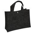 Filztragetasche Malmö small, Geschenktaschen, schwarz, 270x100x200mm, 10 Stück Artikelbild