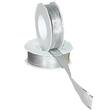 Geschenksband ''Luxury'', breit mit Drahtkante, silber, 40mm, 20 lfm, 5 Rollen Artikelbild