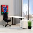 deNord Design Kontorsstol CUM Basic m/arm svart/svart produktfoto Secondary1 S