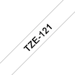Brother Schriftband für P-Touch, 9 mm, transparent/Schwarz - TZE-121 Artikelbild