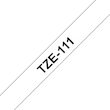 Brother Schriftband für P-Touch, 6 mm, transparent/Schwarz - TZE-111 Artikelbild