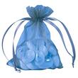 Organzabeutel Medium, Textilbeutel, 120x170mm, blau, 10 Stück pro Packung Artikelbild
