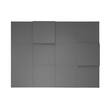 Väggabsorbent 100x100x5 Dox 52-mel.grå produktfoto