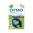 Tape DYMO LetraTag 12mm metal sort/sølv produktbilde Secondary1 S