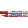 SCHNEIDER Permanent-Marker 230, Rundspitze, 1-3mm, Rot, 1 Stück Artikelbild