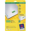Avery Inkjet-, Laser- und Kopieretiketten, Nr. L6040, A4-Bogen, grün, 45,7x21,2mm, 960 Stück Artikelbild