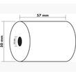Exacompta Kvittorulle 57x50x12mm produktfoto Secondary3 S