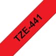 Brother TZe-441 Schriftband, Beschriftungsband, schwarz auf rot, 18mm x 8m, 1 Stück Artikelbild Secondary2 S