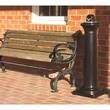 Rubbermaid Commercial Products Standaschenbecher Groundskeeper™ Tuscan, Aschenbecher, Ascher, schwarz, 1 Stück Artikelbild Secondary2 S