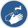 Durable Påbudsdekal ''Tvätta händerna'' produktfoto