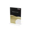 Menyholder DEFLECT-O A4 rett klar produktbilde