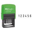 Colop Ziffernstempel Printer S226 Green Line, Zahlen 6stellig, Schrifthöhe: 4 mm, Druckfarbe: schwarz, 1 Stück Artikelbild