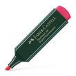 Faber-Castell Textmarker nachfüllbar, Highlighter, Textliner, Leuchtmarker, rot, Keilspitze, 1 Stück Artikelbild