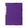 Exacompta Einschlagmappe mit Gummizug, Flügelmappe, A4+, 400g, violett, 1 Stück Artikelbild