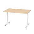deNord Design Skrivbord höj/sänk Basic 1200x800 björk/vit produktfoto