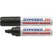 SCHNEIDER Permanentmarker 250, nachfüllbar, Keilspitze, 2-7mm, schwarz, 1 Stück Artikelbild