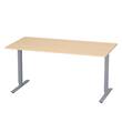 deNord Design Skrivbord höj/sänk Basic 1600x800 björk/silv produktfoto