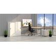 deNord Design Skrivbord höj/sänk Basic 1600x800 björk/silv produktfoto Secondary3 S