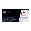 HP Original Lasertoner HP 651A, CE343A, Toner, Tonerkatusche, magenta, 1 Stück Artikelbild