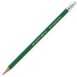 Faber-Castell Graphit-Bleistift Castell 9000, B-Mine, mit Radiergummi, sechseckig, Schaftfarbe grün, 12 Stück pro Packung Artikelbild