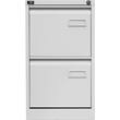 Bisley Hängeregistraturschrank Light - 2 Schubladen - 1-bahnig - Lichtgrau, 1 Stück Artikelbild Secondary1 S
